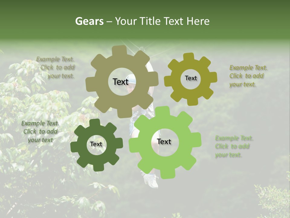 Costa Zipwire Aerial PowerPoint Template