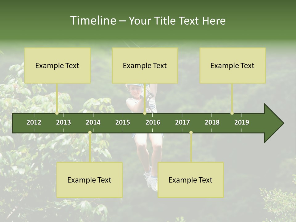 Costa Zipwire Aerial PowerPoint Template