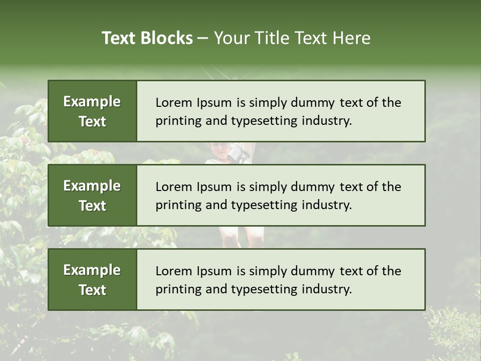 Costa Zipwire Aerial PowerPoint Template