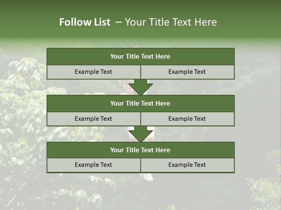 Costa Zipwire Aerial PowerPoint Template