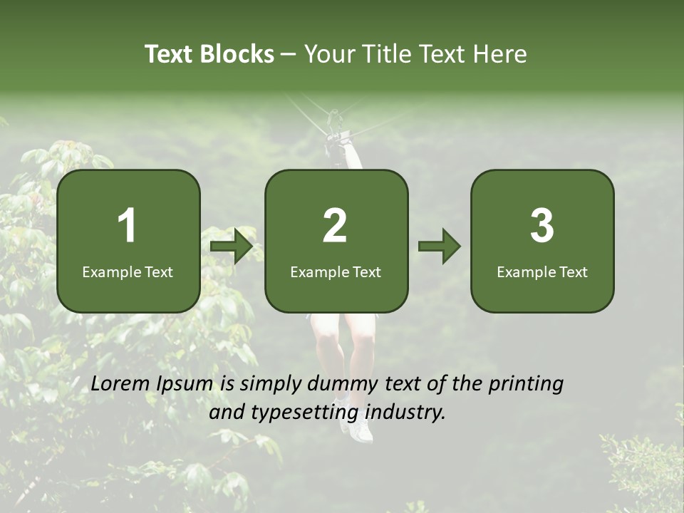 Costa Zipwire Aerial PowerPoint Template