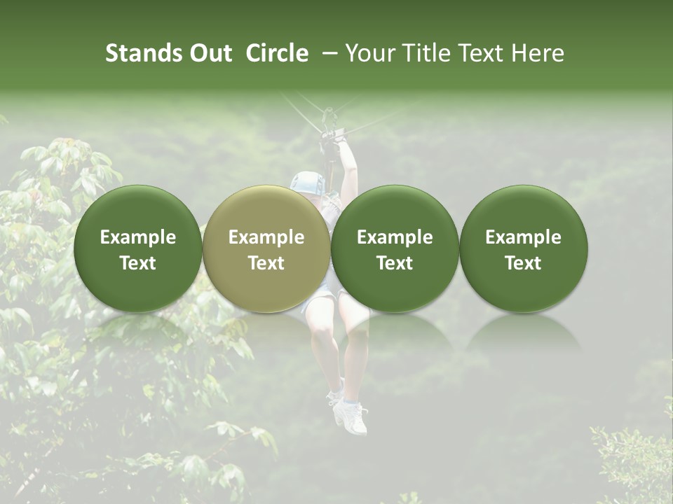 Costa Zipwire Aerial PowerPoint Template