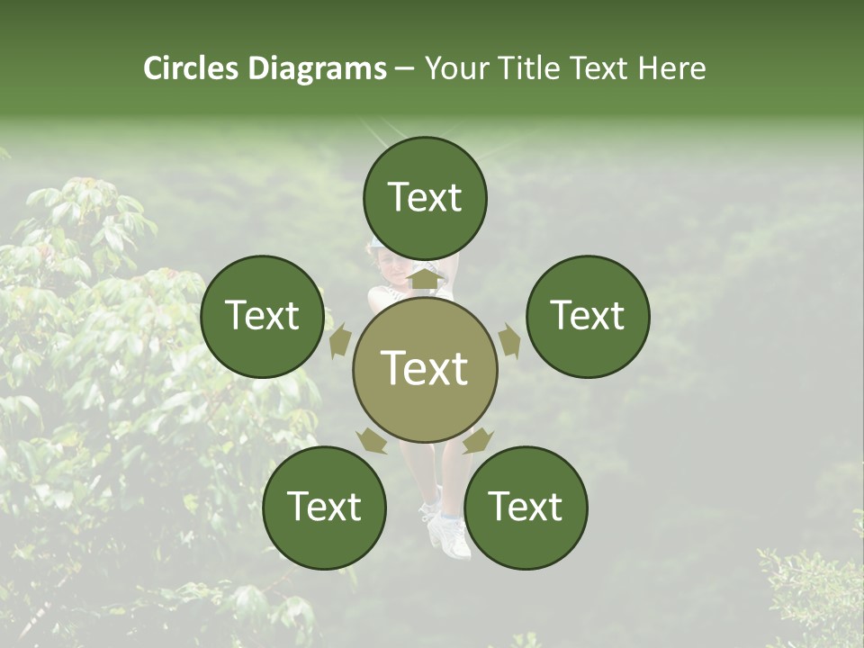 Costa Zipwire Aerial PowerPoint Template