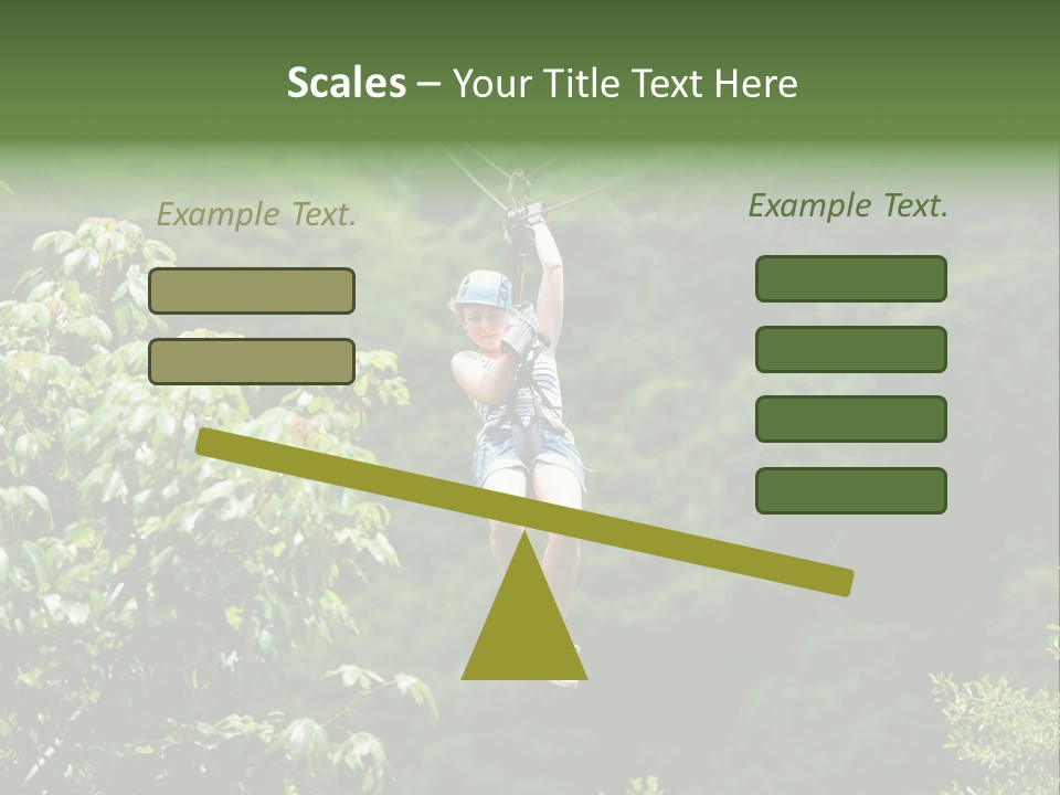 Costa Zipwire Aerial PowerPoint Template