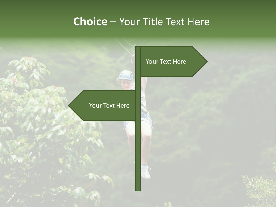 Costa Zipwire Aerial PowerPoint Template
