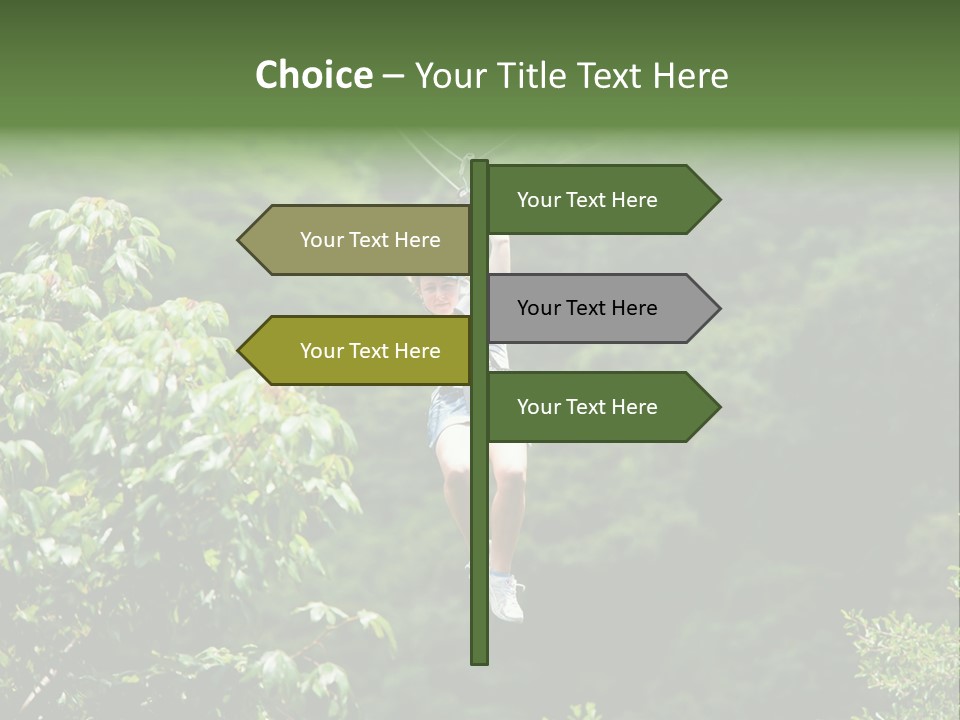 Costa Zipwire Aerial PowerPoint Template