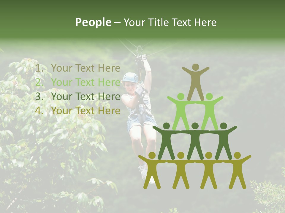 Costa Zipwire Aerial PowerPoint Template