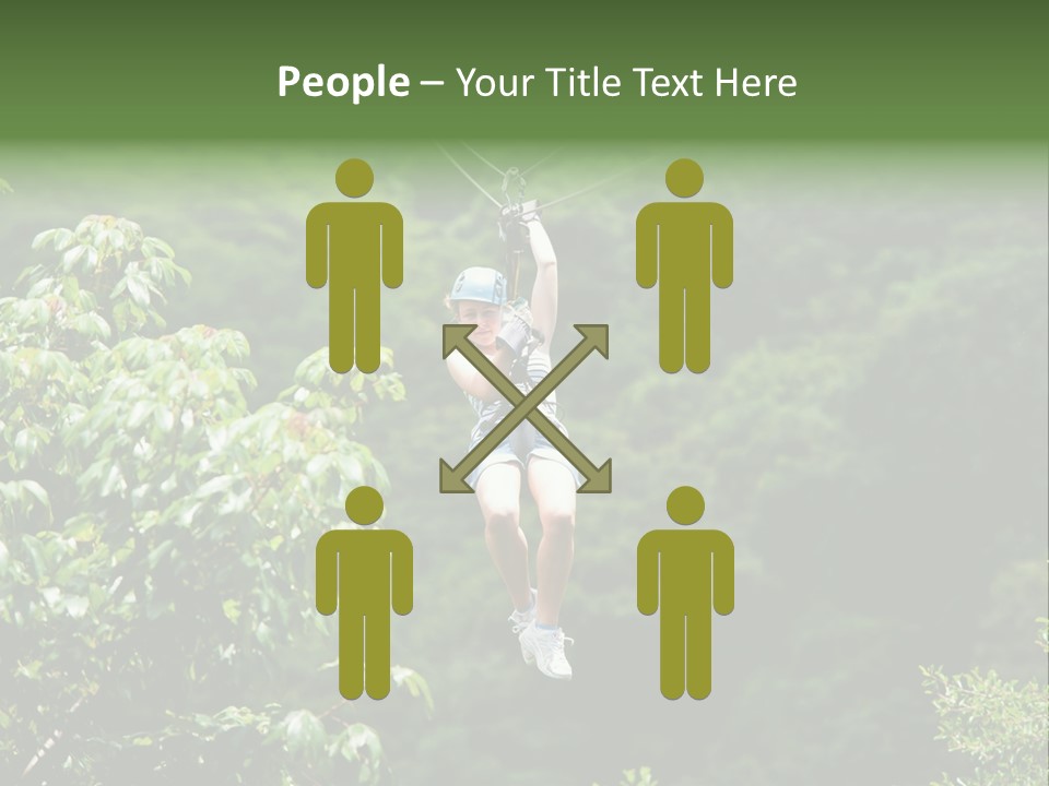 Costa Zipwire Aerial PowerPoint Template