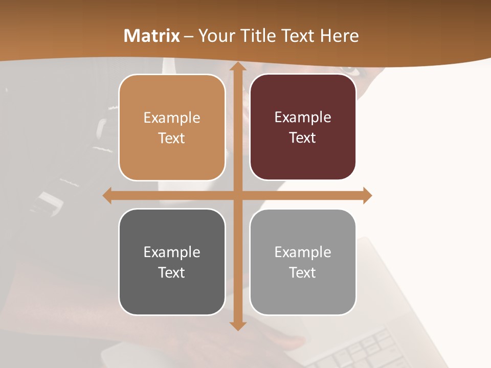 Student Relaxed Black PowerPoint Template