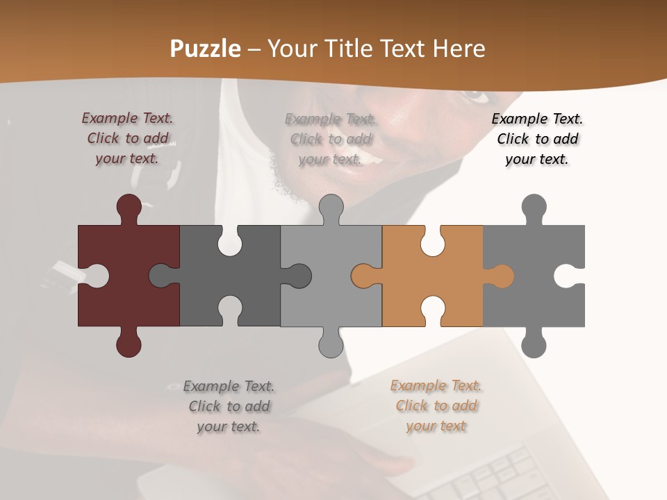 Student Relaxed Black PowerPoint Template