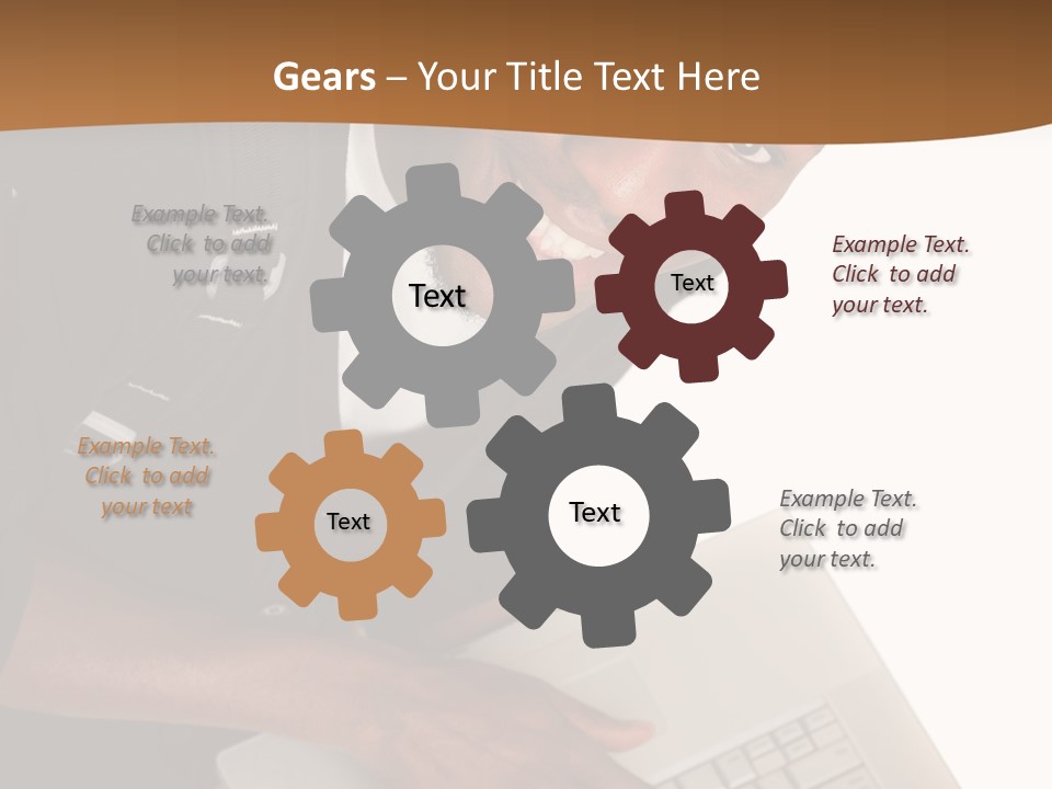 Student Relaxed Black PowerPoint Template