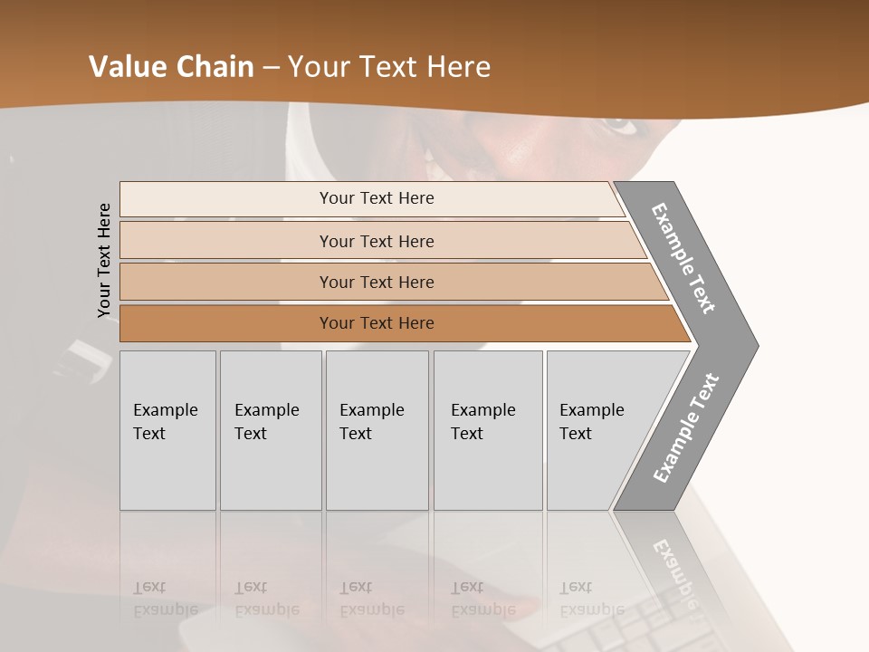 Student Relaxed Black PowerPoint Template