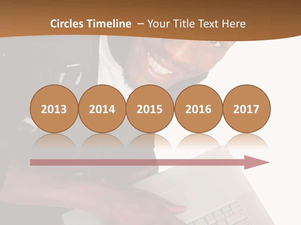 Student Relaxed Black PowerPoint Template