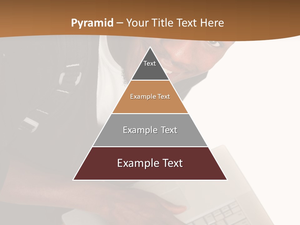 Student Relaxed Black PowerPoint Template