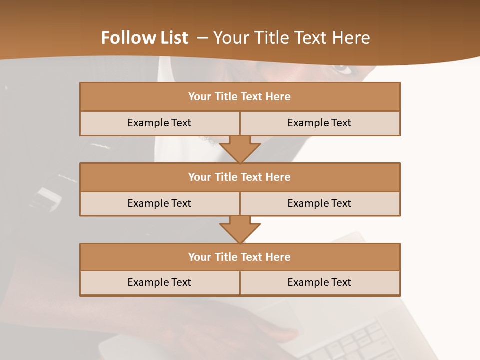 Student Relaxed Black PowerPoint Template