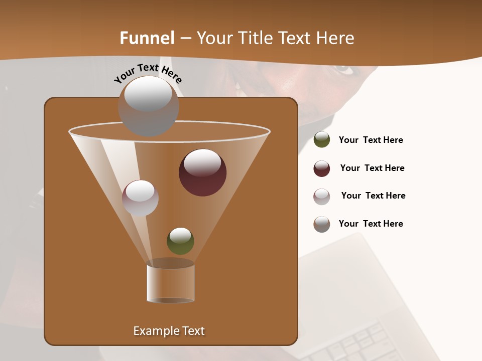 Student Relaxed Black PowerPoint Template