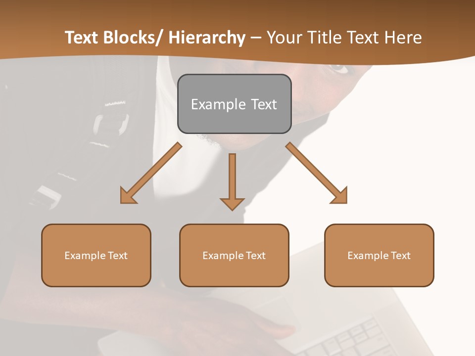 Student Relaxed Black PowerPoint Template