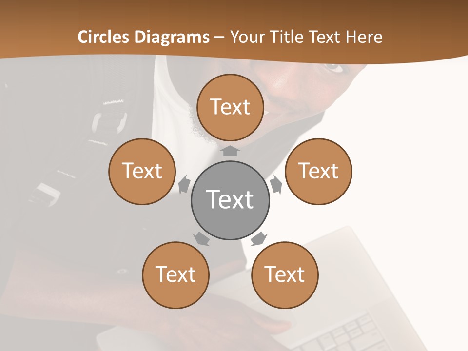 Student Relaxed Black PowerPoint Template