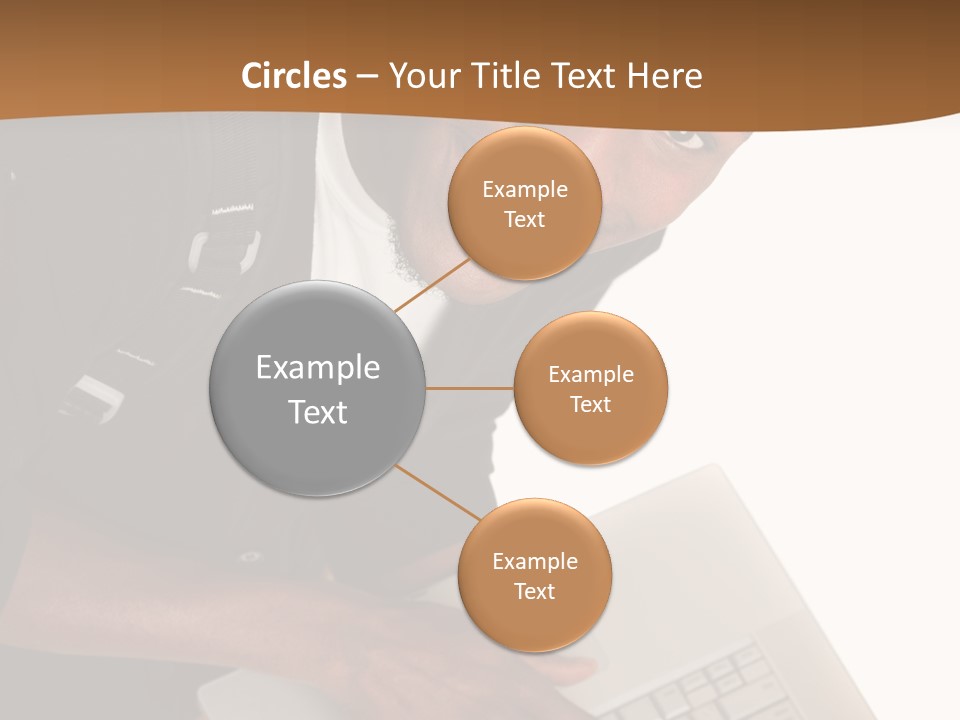 Student Relaxed Black PowerPoint Template