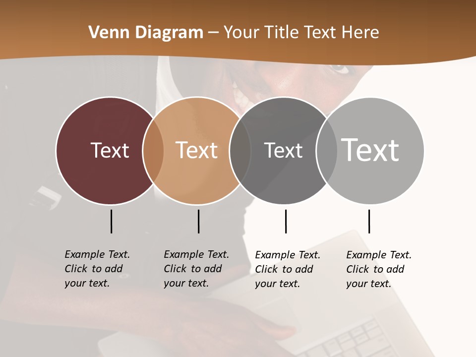 Student Relaxed Black PowerPoint Template