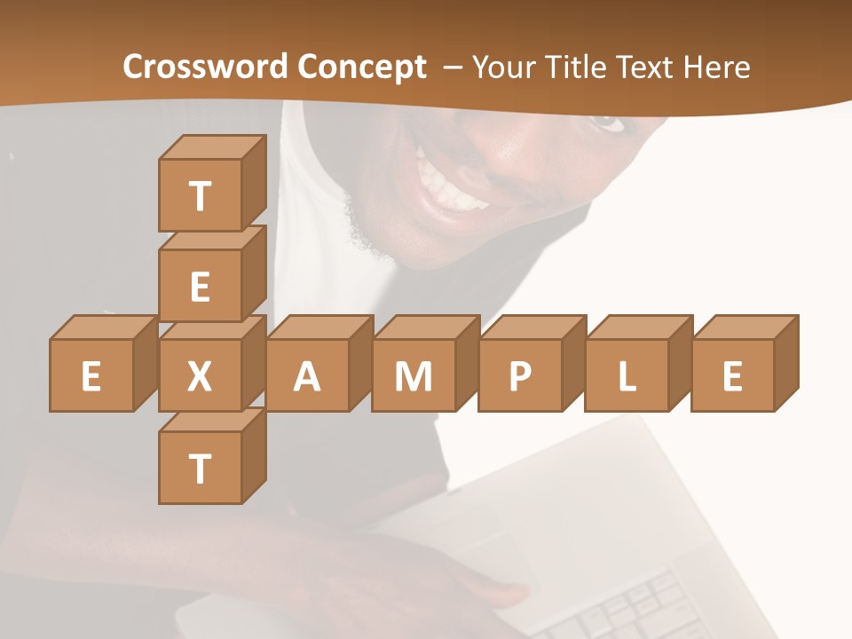 Student Relaxed Black PowerPoint Template