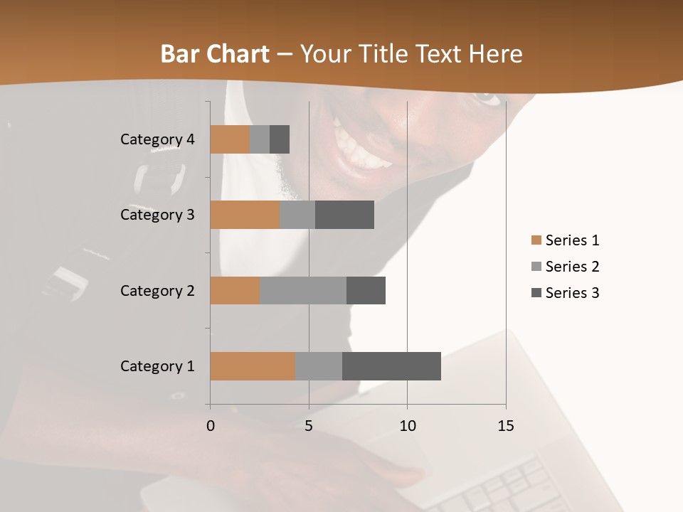 Student Relaxed Black PowerPoint Template