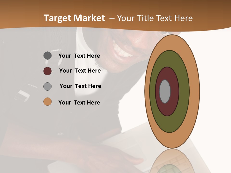 Student Relaxed Black PowerPoint Template