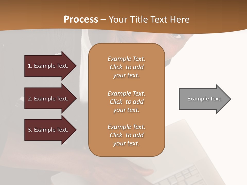 Student Relaxed Black PowerPoint Template