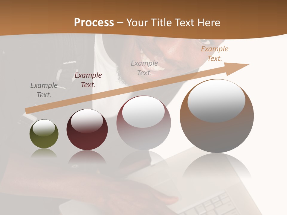 Student Relaxed Black PowerPoint Template