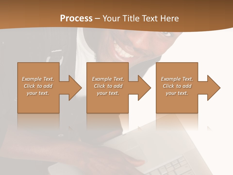 Student Relaxed Black PowerPoint Template