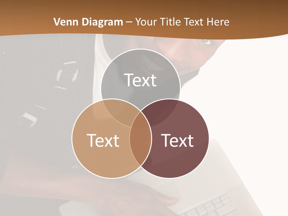 Student Relaxed Black PowerPoint Template