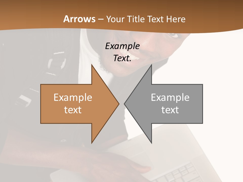 Student Relaxed Black PowerPoint Template