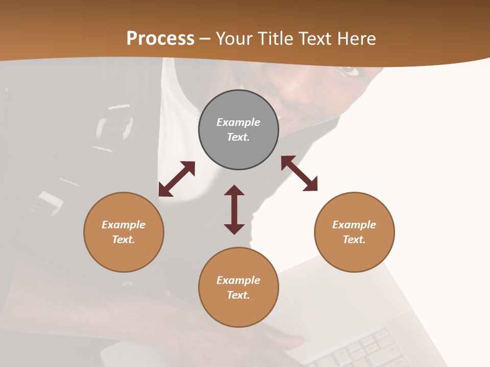 Student Relaxed Black PowerPoint Template