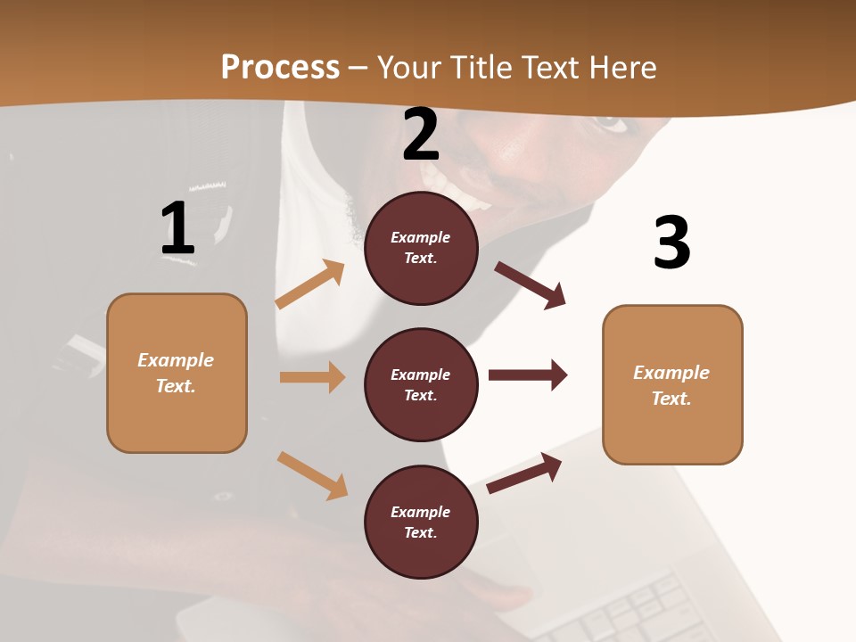 Student Relaxed Black PowerPoint Template