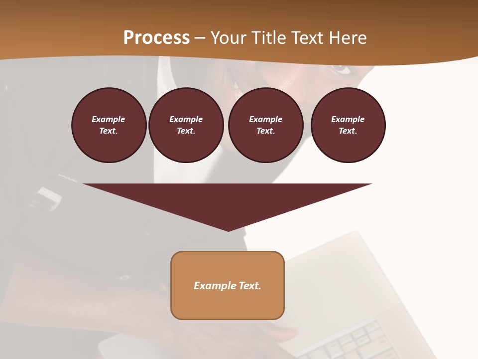 Student Relaxed Black PowerPoint Template