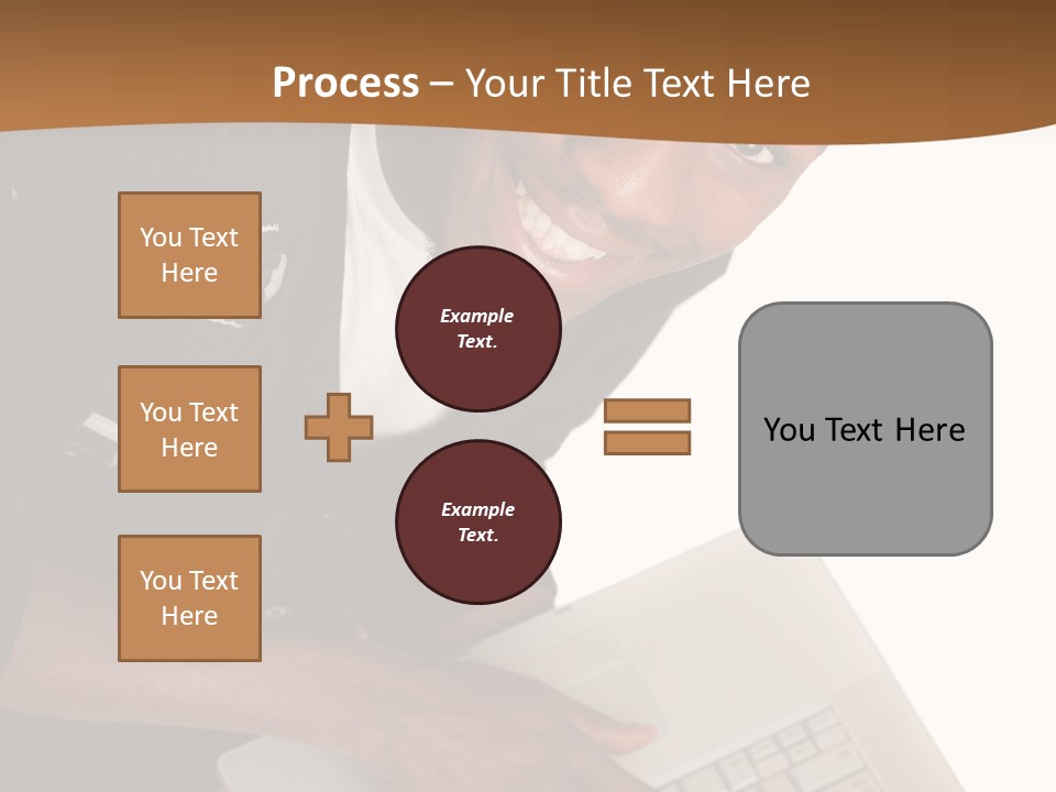Student Relaxed Black PowerPoint Template