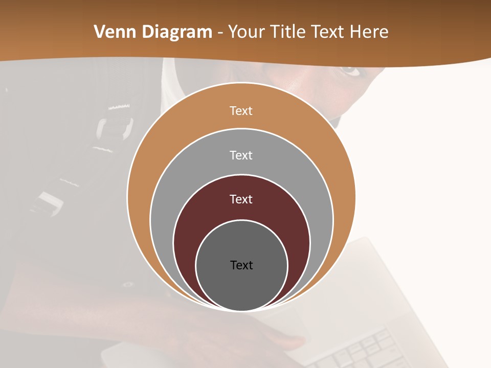 Student Relaxed Black PowerPoint Template