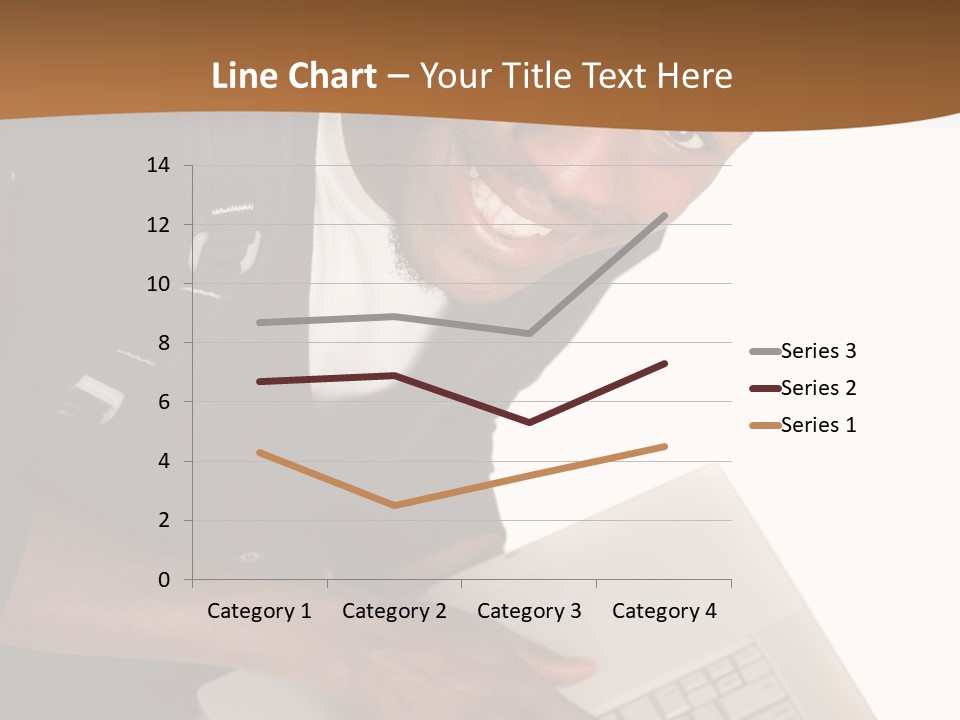 Student Relaxed Black PowerPoint Template