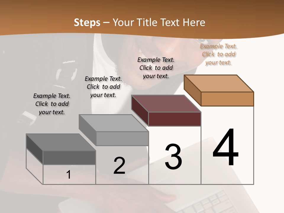 Student Relaxed Black PowerPoint Template