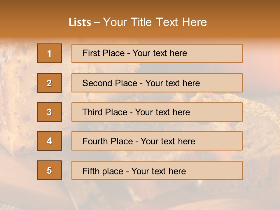 Sweet Food Home Made PowerPoint Template