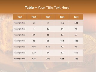 Sweet Food Home Made PowerPoint Template