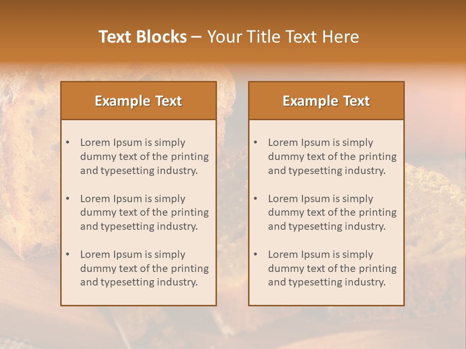 Sweet Food Home Made PowerPoint Template