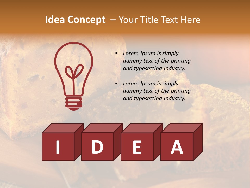 Sweet Food Home Made PowerPoint Template