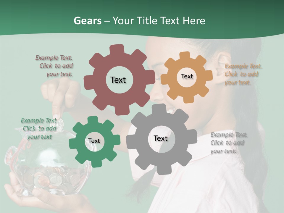 Pile Payment Group PowerPoint Template