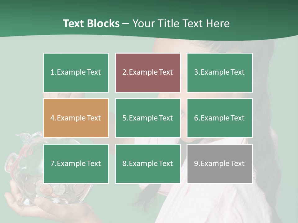Pile Payment Group PowerPoint Template