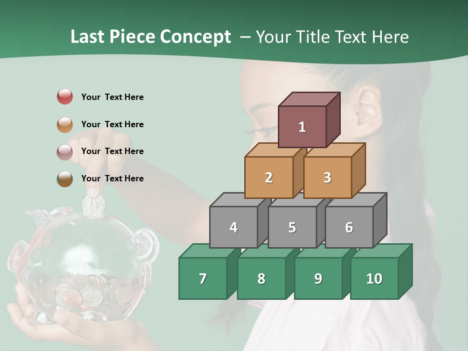 Pile Payment Group PowerPoint Template
