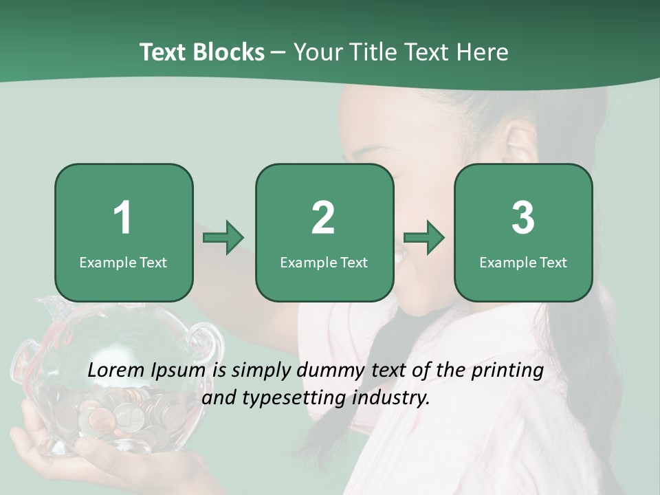 Pile Payment Group PowerPoint Template