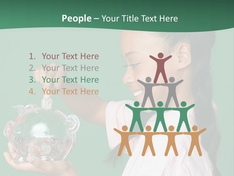 Pile Payment Group PowerPoint Template