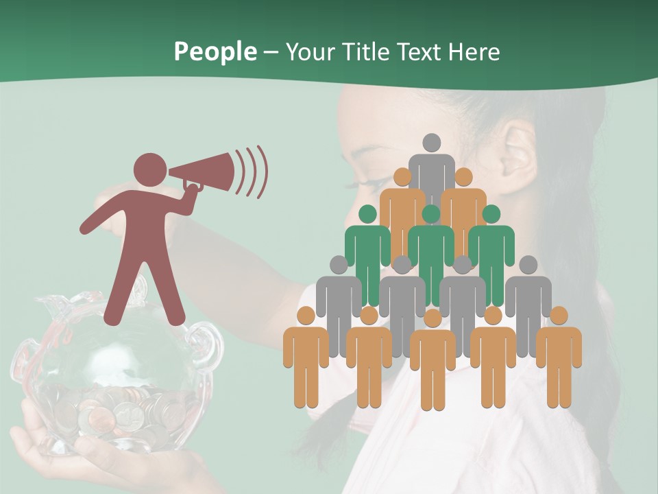 Pile Payment Group PowerPoint Template