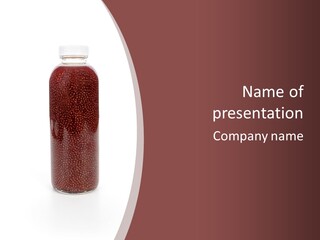 Medicinal Drink Beverage PowerPoint Template